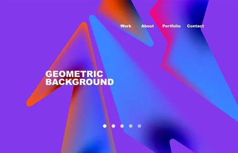 Shards shape composition abstract background. Web page for website or mobile app イラスト素材