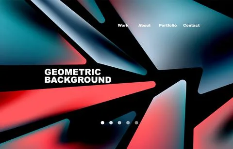 Shards shape composition abstract background. Web page for website or mobile app イラスト素材