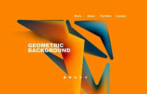 Shards shape composition abstract background. Web page for website or mobile app イラスト素材