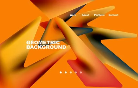 Shards shape composition abstract background. Web page for website or mobile app イラスト素材