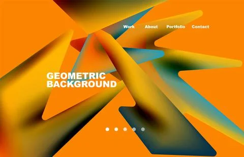 Shards shape composition abstract background. Web page for website or mobile app イラスト素材