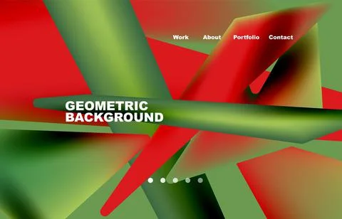 Shards shape composition abstract background. Web page for website or mobile app イラスト素材