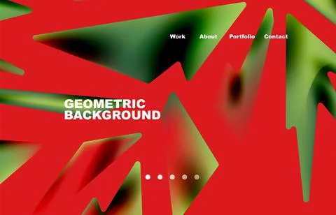 Shards shape composition abstract background. Web page for website or mobile app イラスト素材