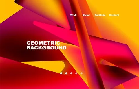 Shards shape composition abstract background. Web page for website or mobile app イラスト素材