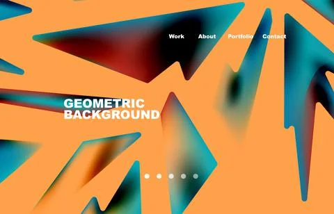 Shards shape composition abstract background. Web page for website or mobile app イラスト素材