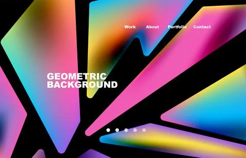 Shards shape composition abstract background. Web page for website or mobile app イラスト素材