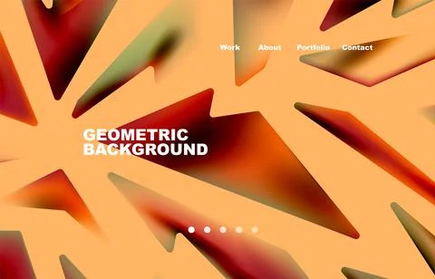 Shards shape composition abstract background. Web page for website or mobile app イラスト素材
