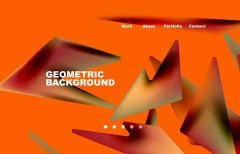 Shards shape composition abstract background. Web page for website or mobile app イラスト素材