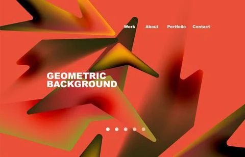 Shards shape composition abstract background. Web page for website or mobile app イラスト素材