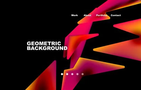 Shards shape composition abstract background. Web page for website or mobile app イラスト素材