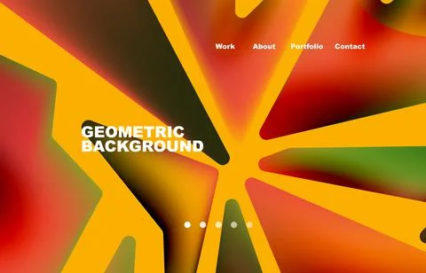 Shards shape composition abstract background. Web page for website or mobile app イラスト素材