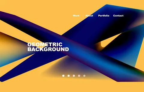 Shards shape composition abstract background. Web page for website or mobile app イラスト素材