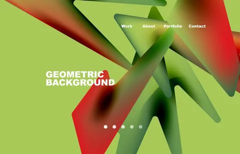 Shards shape composition abstract background. Web page for website or mobile app イラスト素材