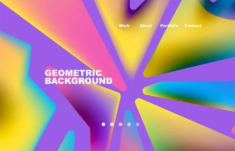 Shards shape composition abstract background. Web page for website or mobile app イラスト素材