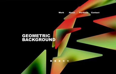 Shards shape composition abstract background. Web page for website or mobile app 스톡 일러스트