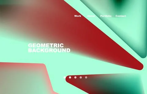 Shards shape composition abstract background. Web page for website or mobile app Stock Illustration