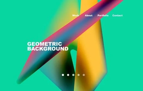 Shards shape composition abstract background. Web page for website or mobile app イラスト素材