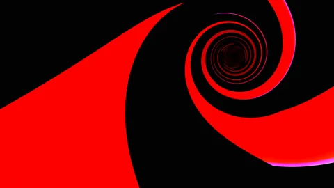 Shards of Sharp Red Chevrons Flying Towards Viewer Offset Centre Stock Footage 139714228