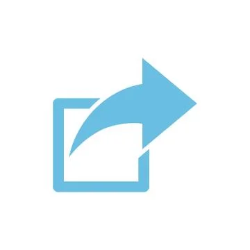 Share arrow icon Stock Illustration