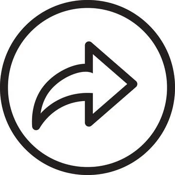 Share arrow icon Stock Illustration