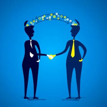Share business knowledge concept Stock Illustration