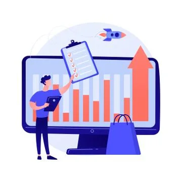 Share in business vector concept metaphor. Stock Illustration