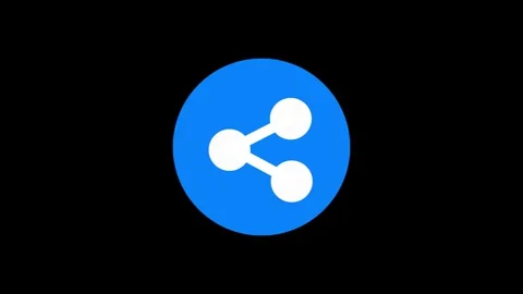 Share Button Animation. Stock Footage 337466787
