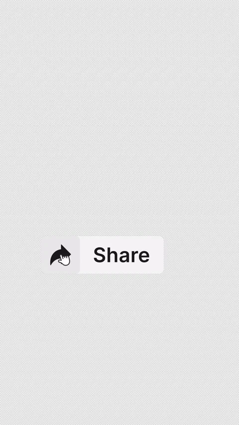 Share Button Animation Pack Vertical Alpha Channel 4K Stock Footage 339186558