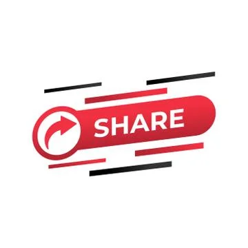 Share button icon vector for social media. Share icon button Vector illustrat イラスト素材