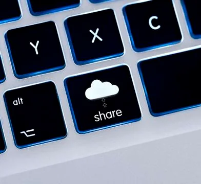 Share button Stock Photos