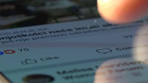 Share Button In Social Network Stock Footage 103675930