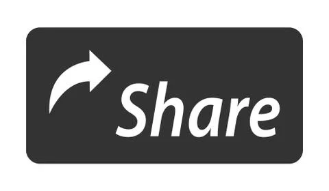 Share click button internet icon isolated. Vector illustration banner Stock Illustration