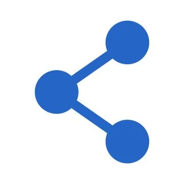 Share click button internet icon isolated. Vector illustration banner 스톡 일러스트