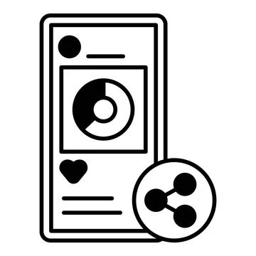 Share Content Dualtone Icon Stock Illustration
