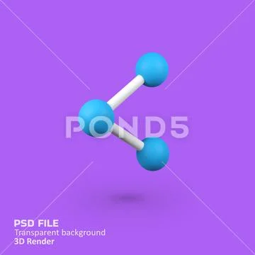 Share file isolated 3d render icon illustration PSD Template