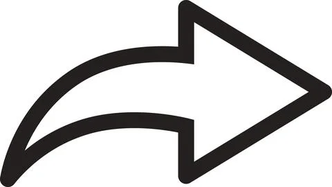 Share forward icon Stock Illustration