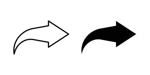Share icon collection in black, Line icons, flat symbols Illustrazione stock