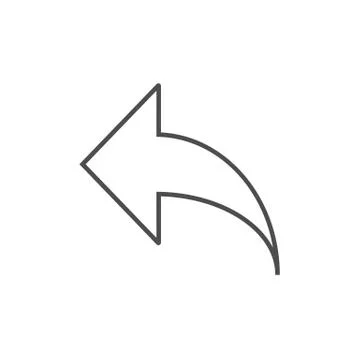 Share icon. Forward Icon. Vector illustration, flat design. Stock Illustration