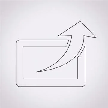 Share Icon Illustrazione stock