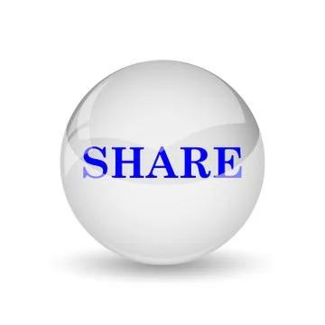 Share icon. Internet button on white background.. Stock Illustration