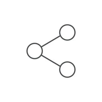 Share Icon Logo Design Element Stockillustratie