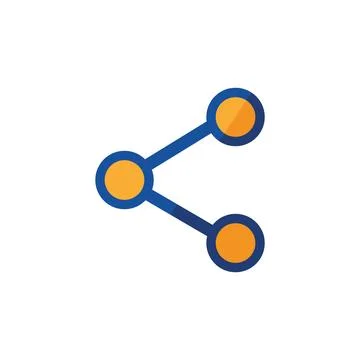 Share Icon Logo Design Element Stock-Illustration