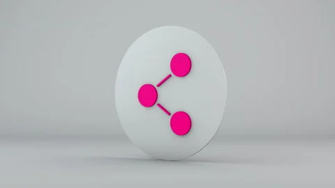 Share Icon Loop 05 Stock Footage 151836002