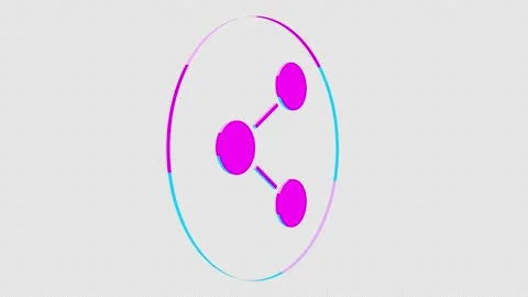 Share Icon Loop 06 Stock Footage 151158460