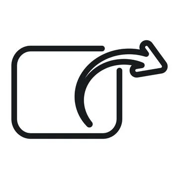 Share Icon Perfect for Social Media and Content Distribution Stock Illustration
