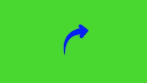 Share icon, Right way icon, simple design curve arrow animation background. Stock Footage 305300459