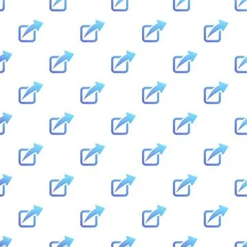Share icon seamless pattern with blue gradient 스톡 일러스트