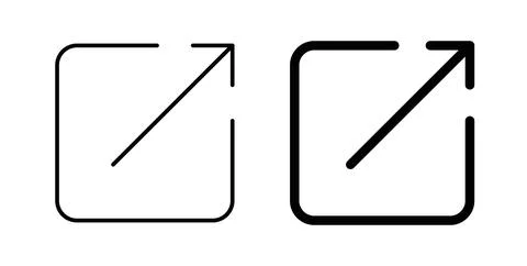 Share icon symbol. Vector illustration pack in black color. Stock Illustration