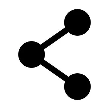 Share icon vector for graphic design, logo, website, social media, mobile a.. Stock Illustration