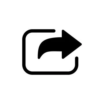 Share icon vector illustration. Sharing sign and symbol Stock Illustration